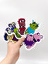 RFP GLOSSY PUPPET STICKERS PACK - 17-21